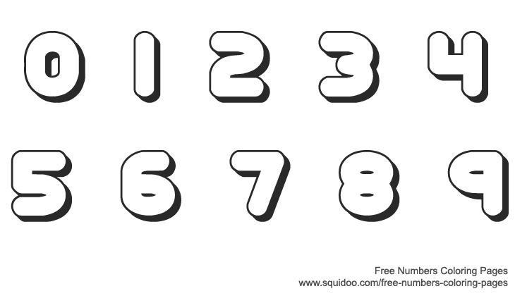 9 Best Images of Printable Bubble Numbers 10 - Free Printable Numbers 1