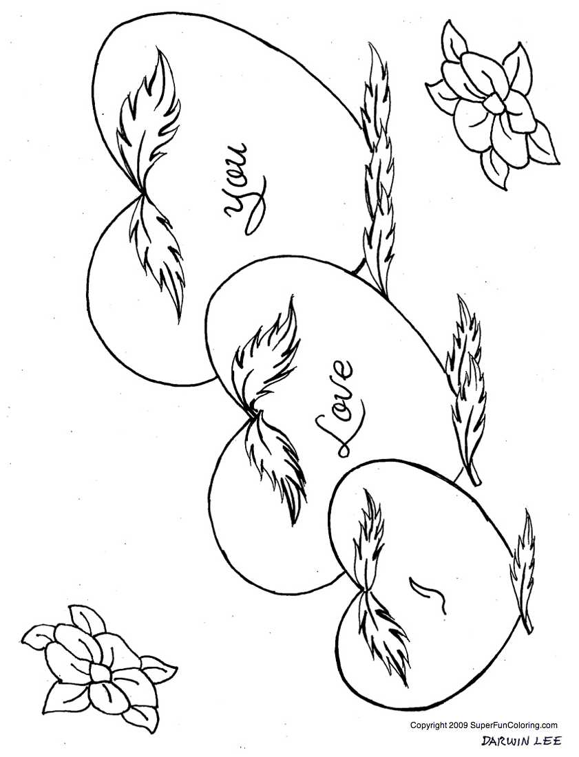 6 Best Images of Free Printable Coloring Pages Love  Printable Love