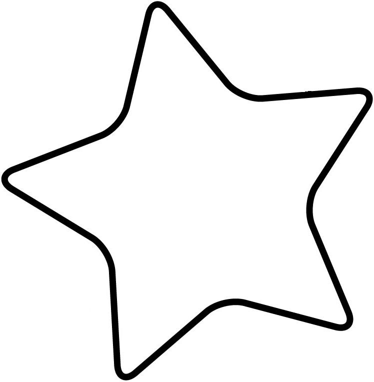 9 Best Images of Blank Star Template Printable Blank Star Template