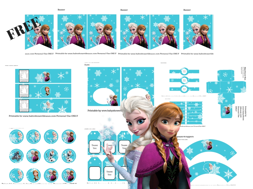 Free Printable Disney Frozen Labels Printable Templates