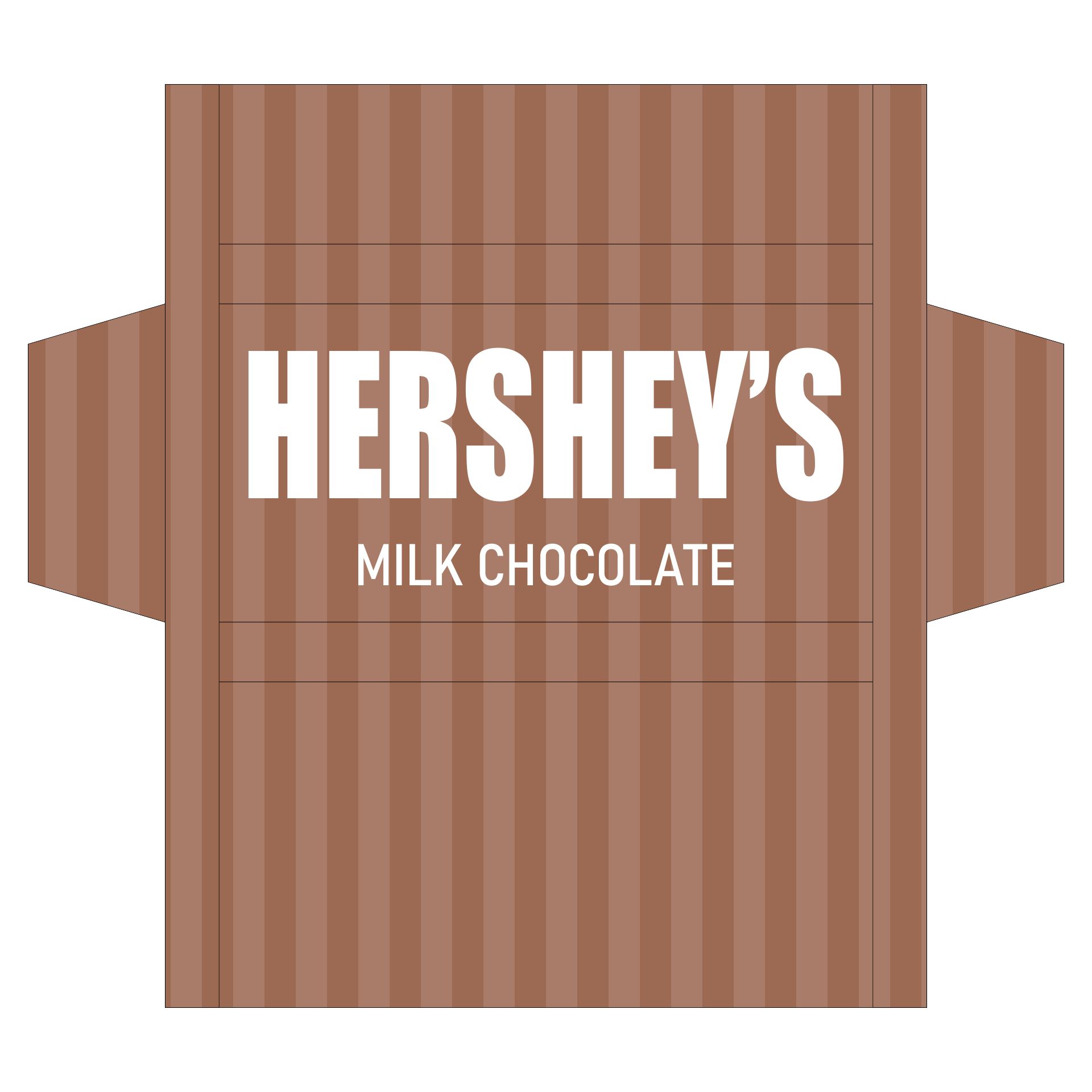 Printable Hershey Candy Bar Wrapper Template Free