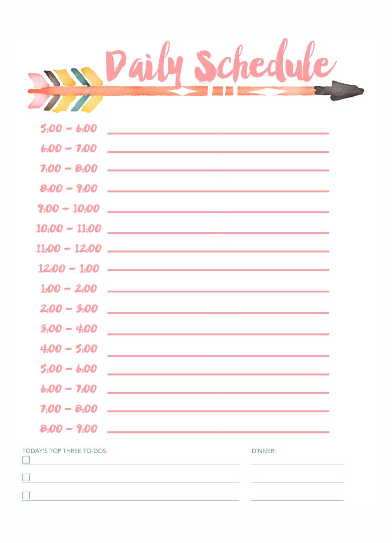 6-best-images-of-printable-kids-daily-routine-schedule-attendance