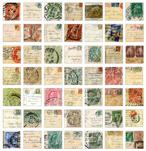 6 Best Images of Free Printable Stamps Free Printable Vintage Postage