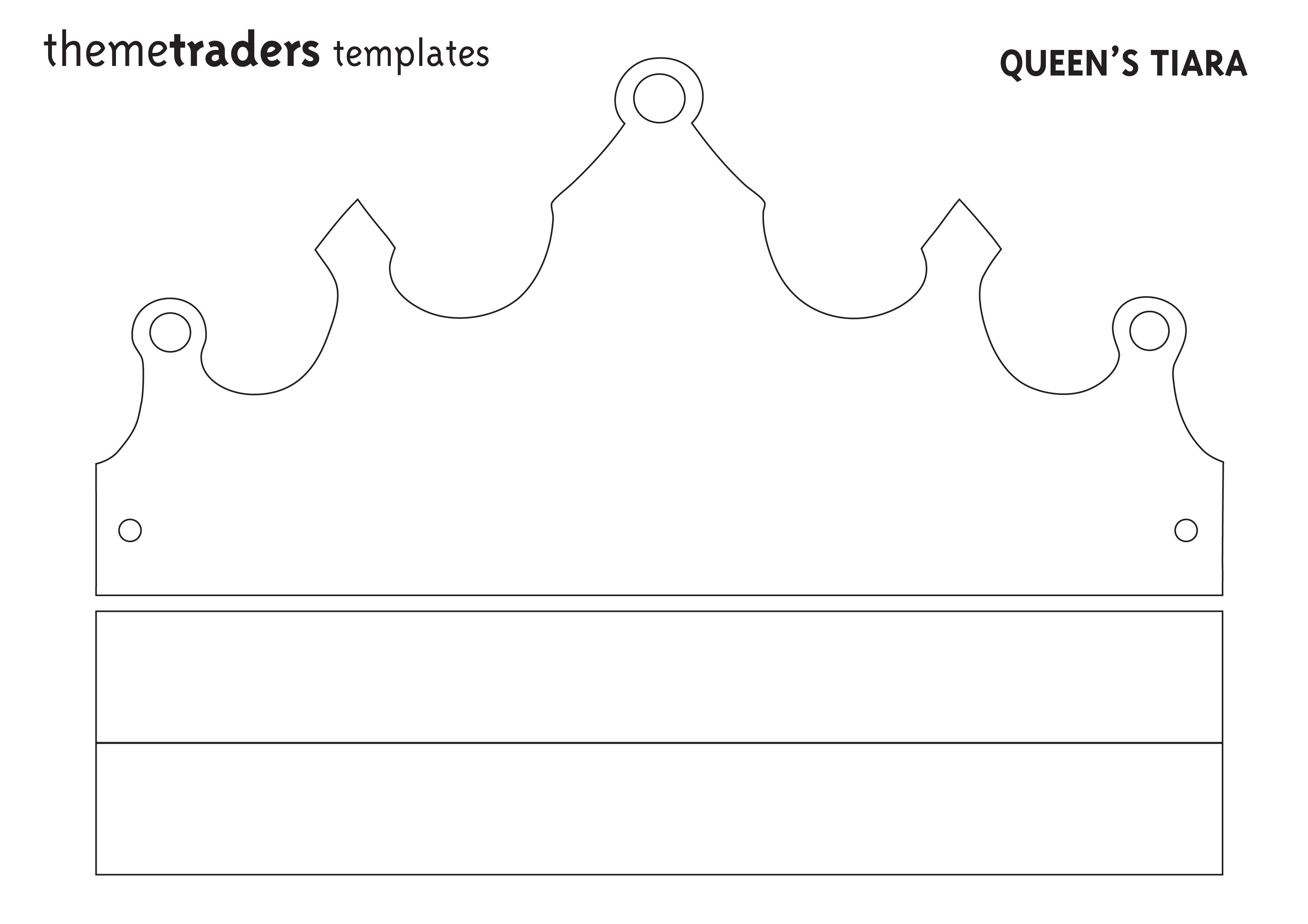 7 Best Images of Printable Tiara Template Princess Crown Template