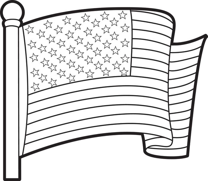 6 Best Images of American Flag Full Page Printable