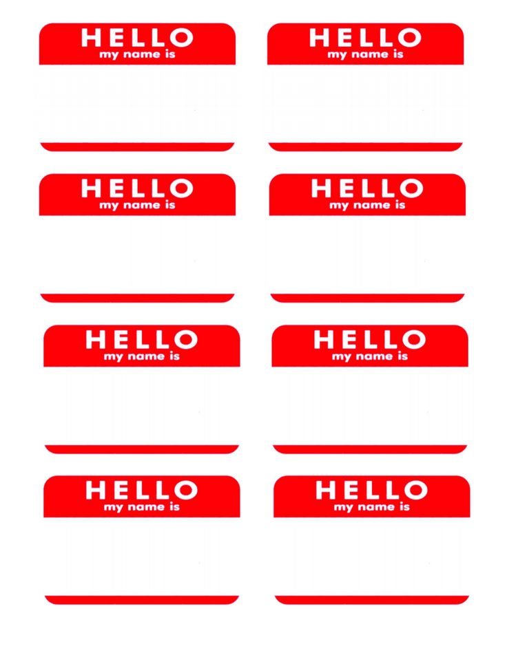 Hello My Name Is Printable Template Printable Templates Hello My Name Is Printable Template Printable Templates