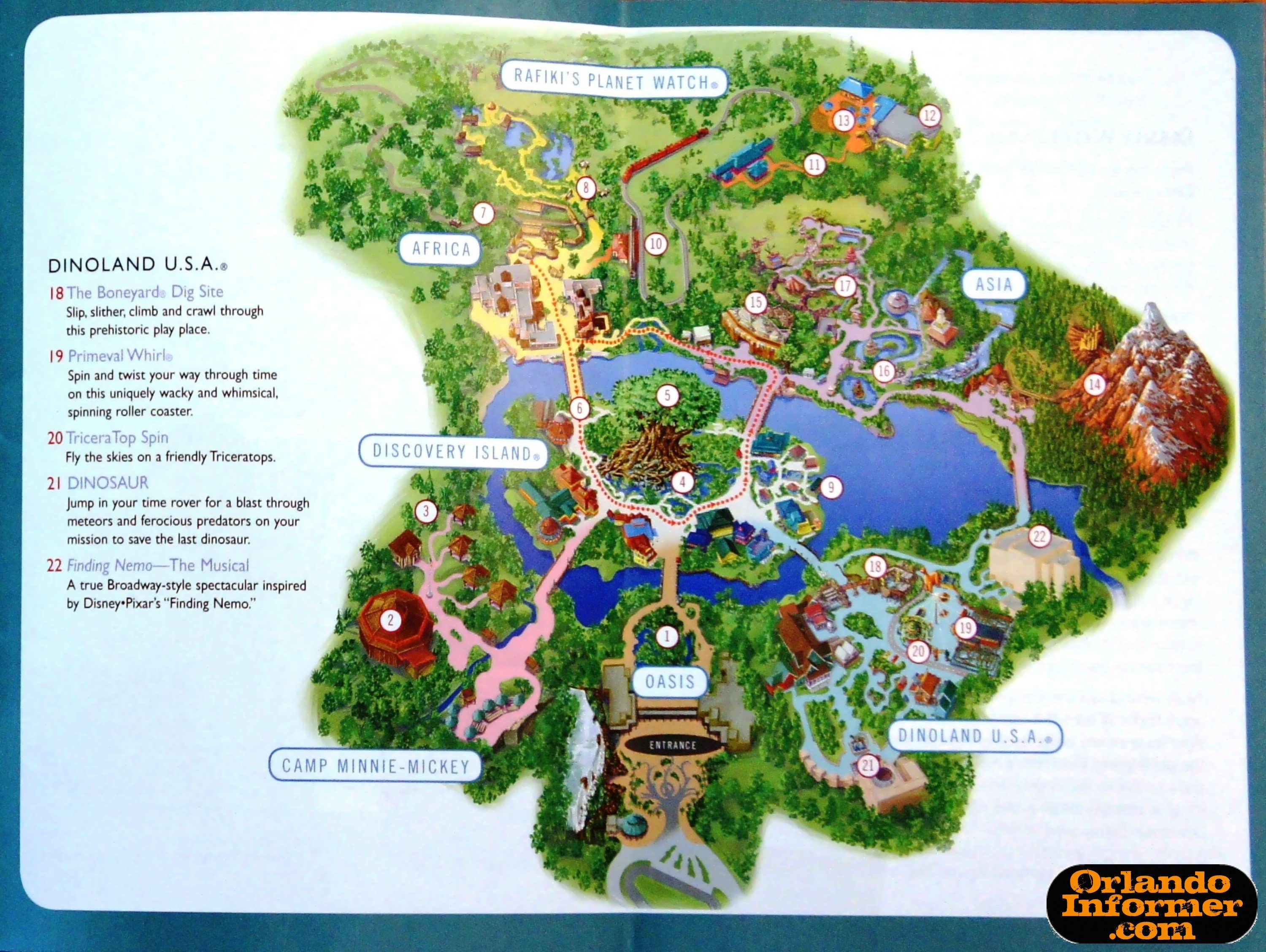5 Best Images of Disney World Brochures Printable Disney World Animal
