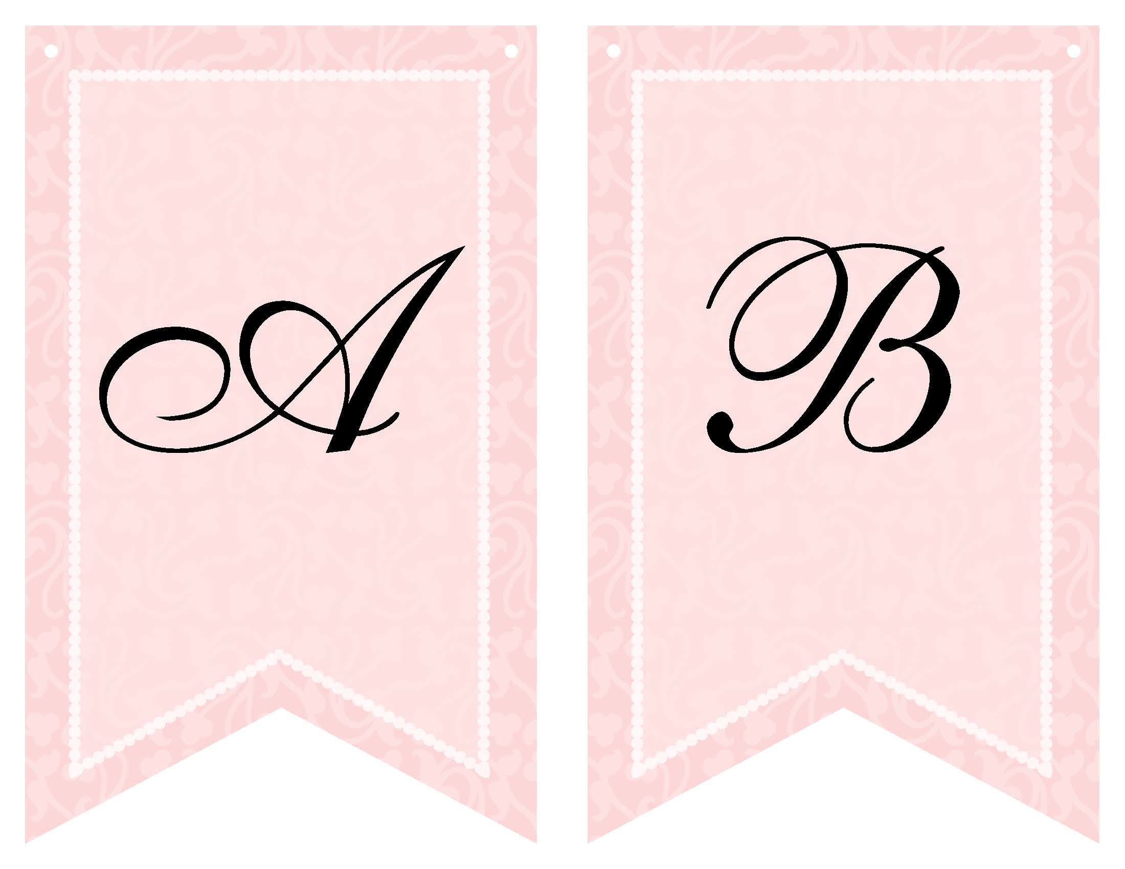 Free Printable Wedding Shower Banners