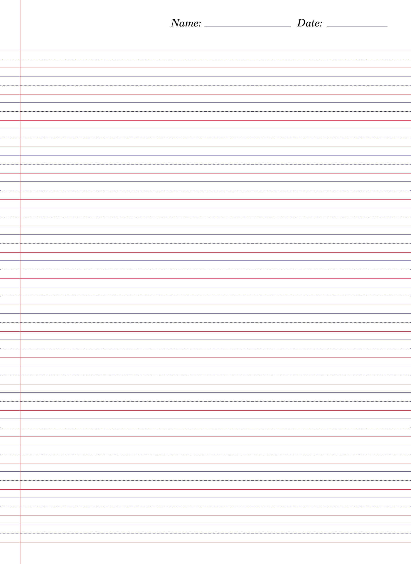 Free Printable Cursive Writing Paper