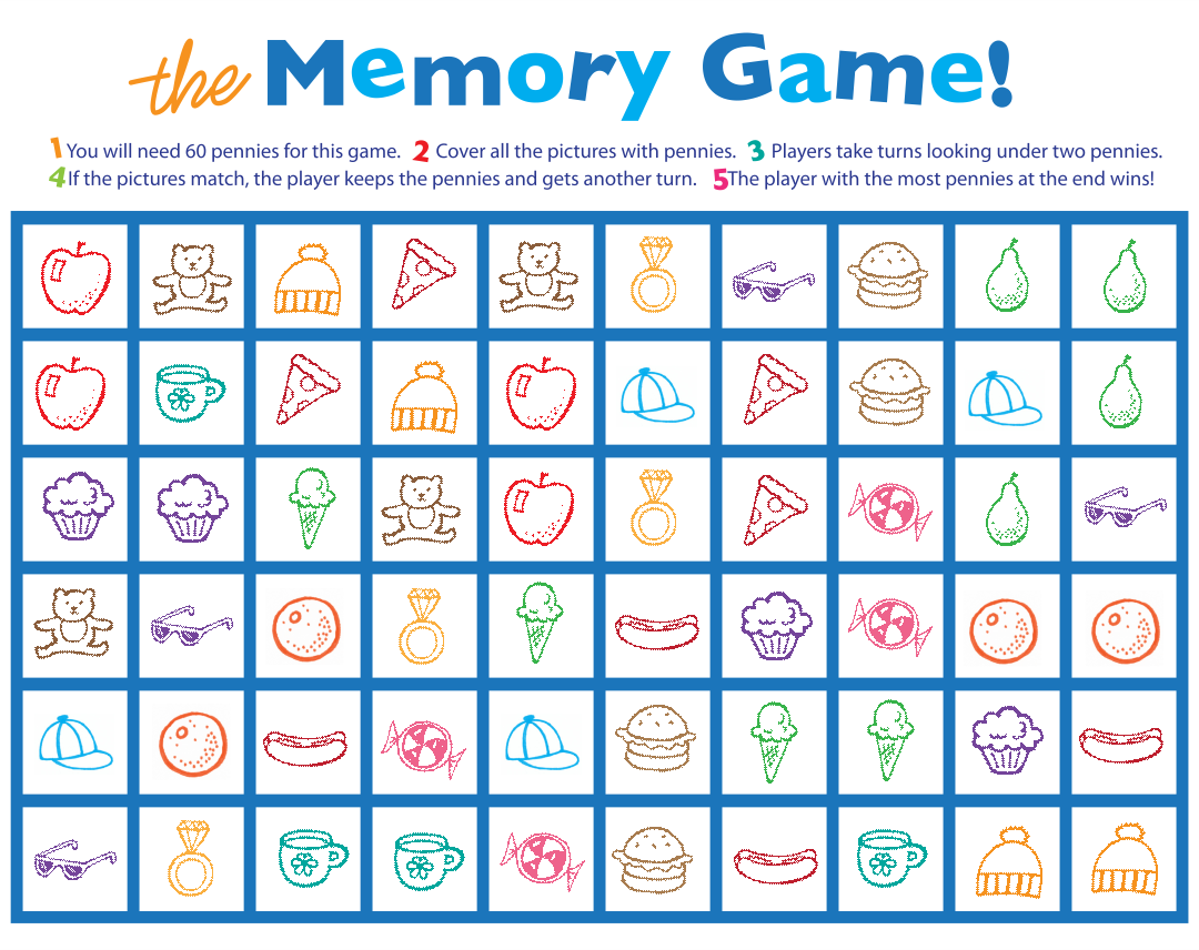 Free Printable Memory Games For Adults