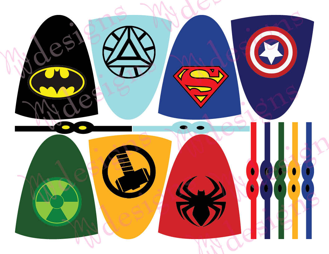8 Best Images of Printable Superhero Lollipop Printable Superhero