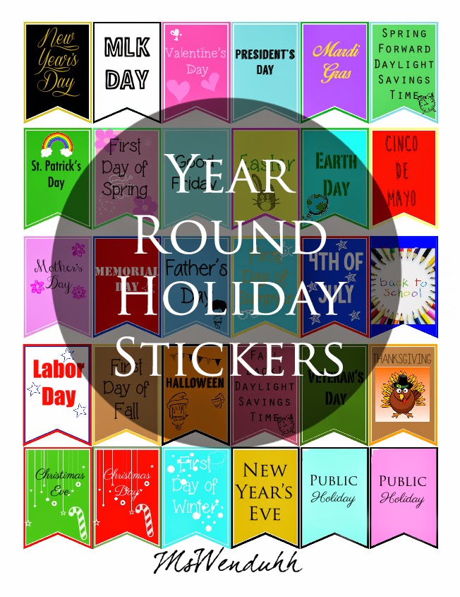 annual-holidays-planner-stickers-etsy-holiday-planner-stickers