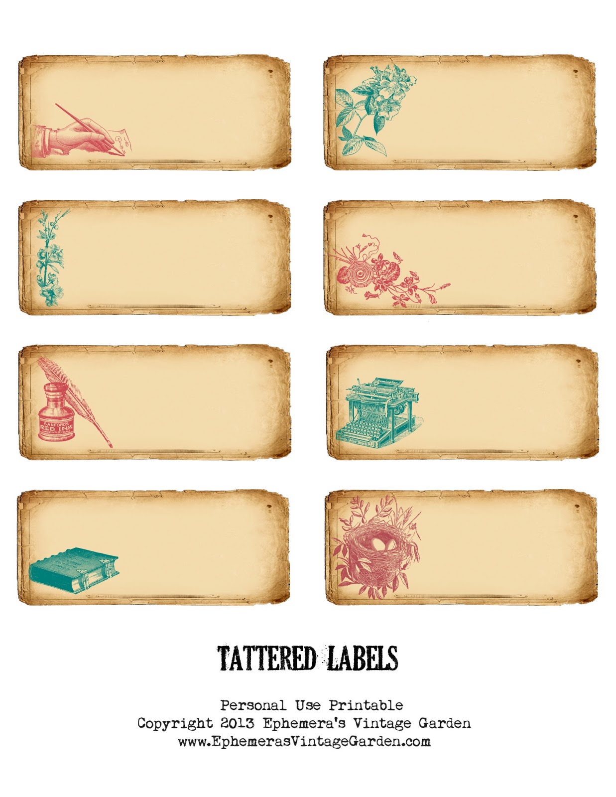 Free Printable Vintage Labels 96