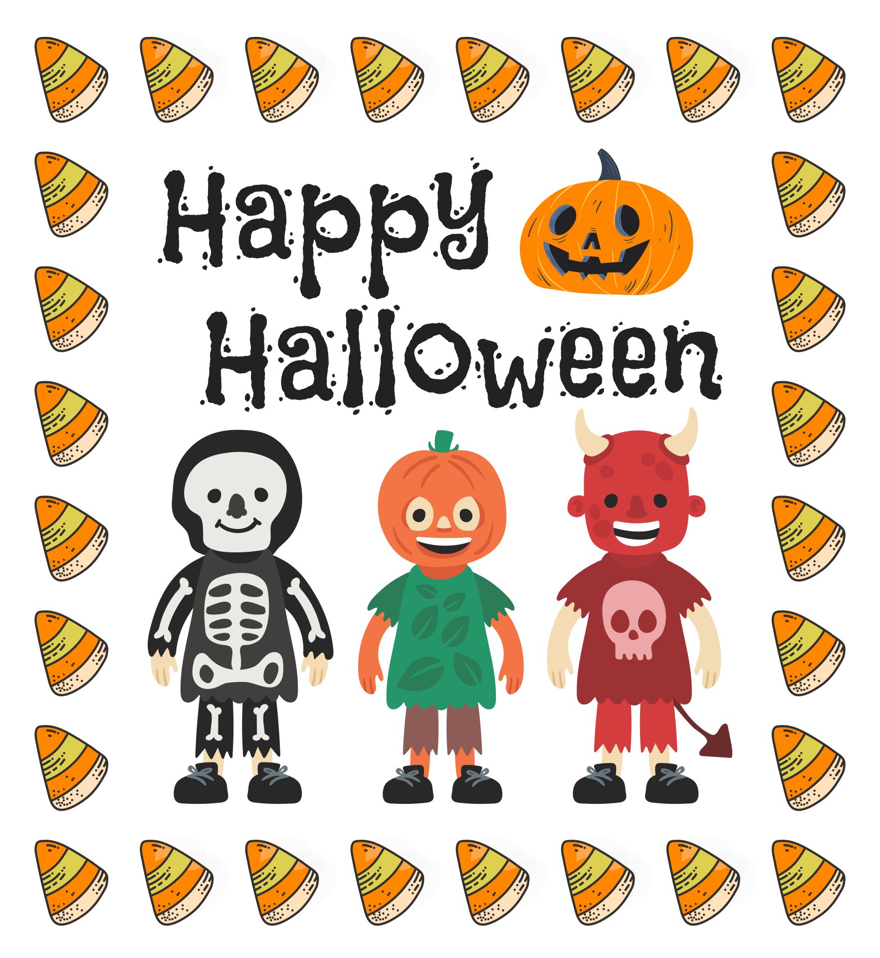 Happy Halloween Cards Free Printable Printable Templates