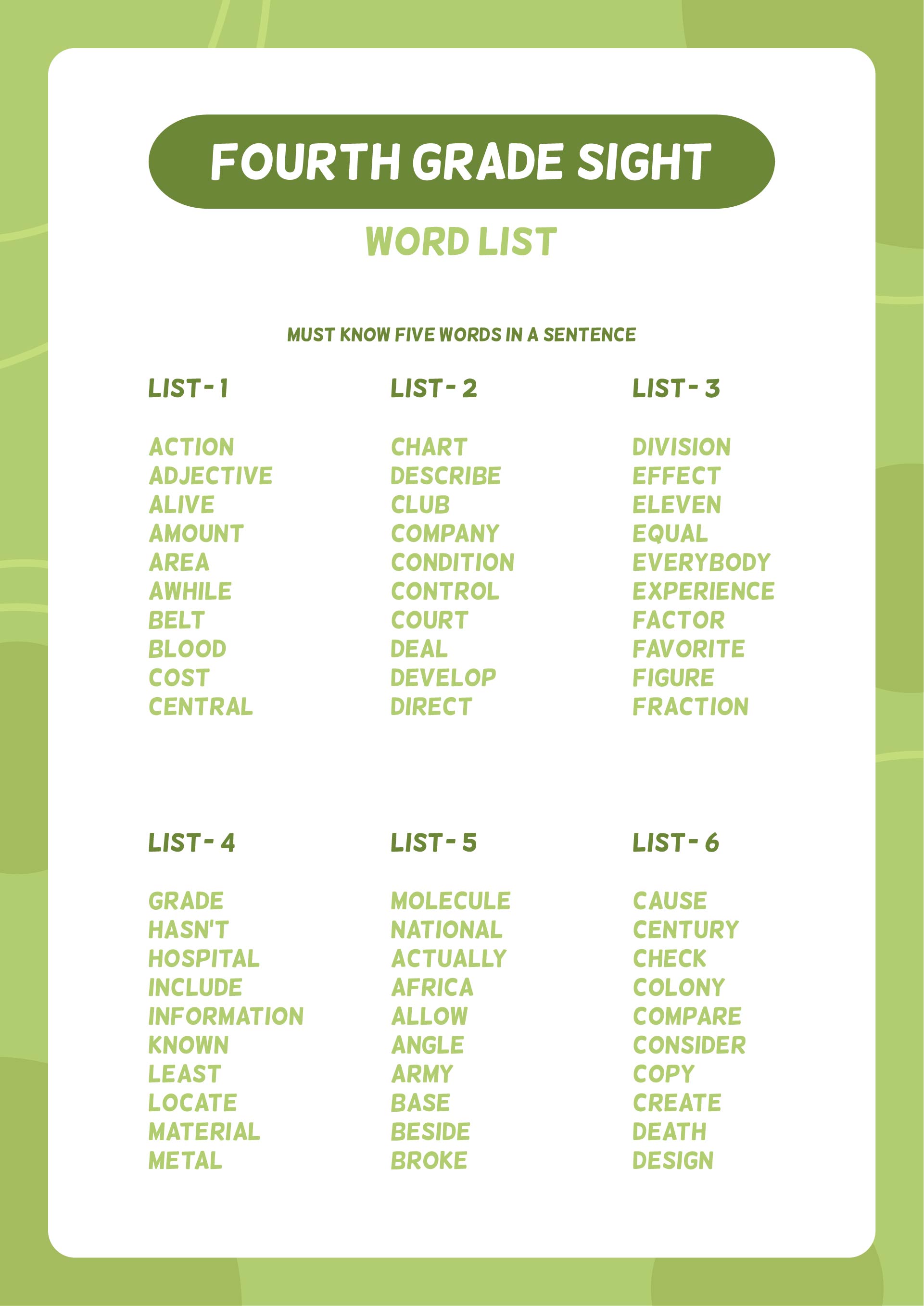 4th-grade-sight-words-printable-fourth-grade-sight-word-list-4th-vrogue
