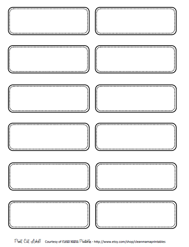 Label Templates Free Printable 8 Best Images of Free Printable