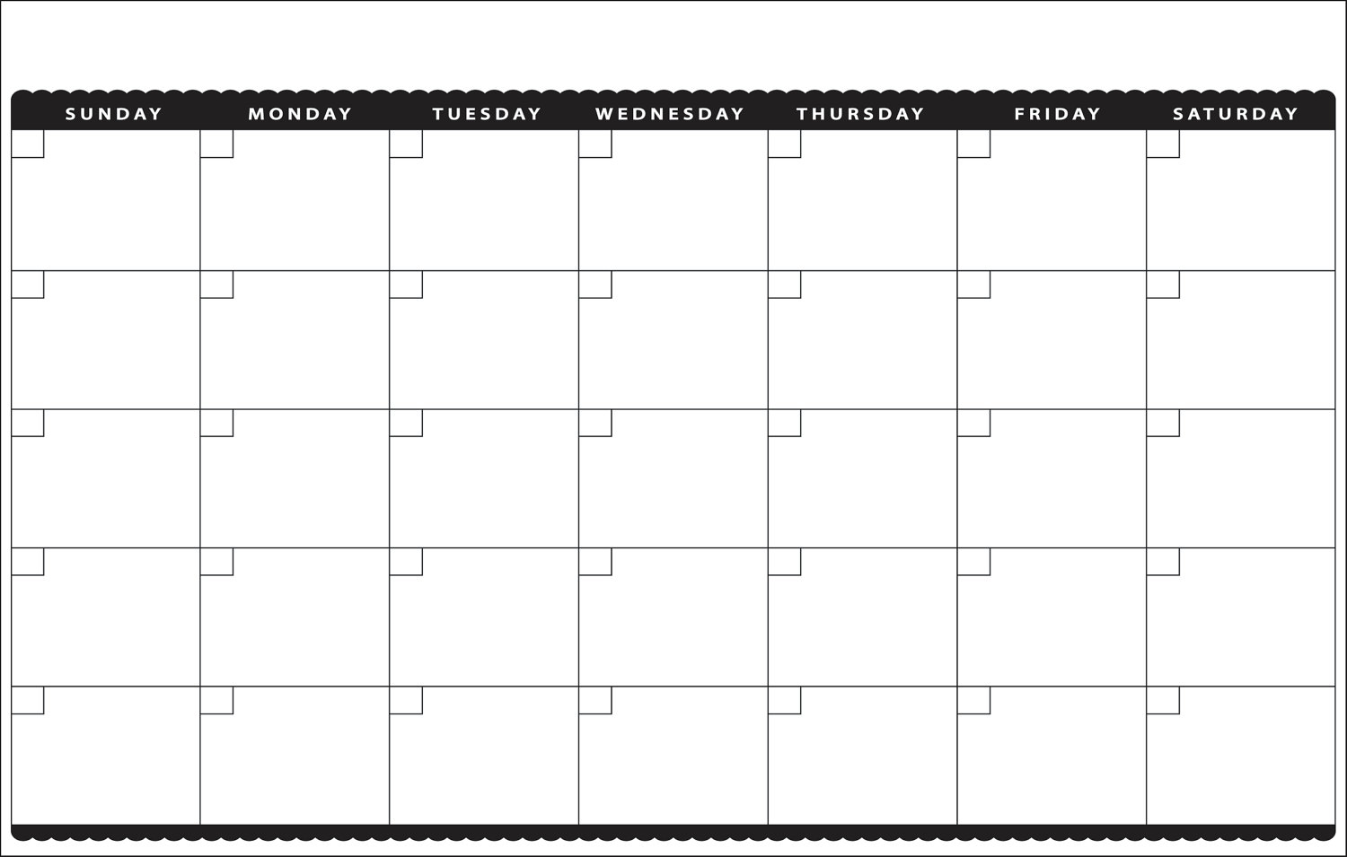 6 Best Images of Month At A Glance Blank Calendar Printable Printable Blank Calendar Template