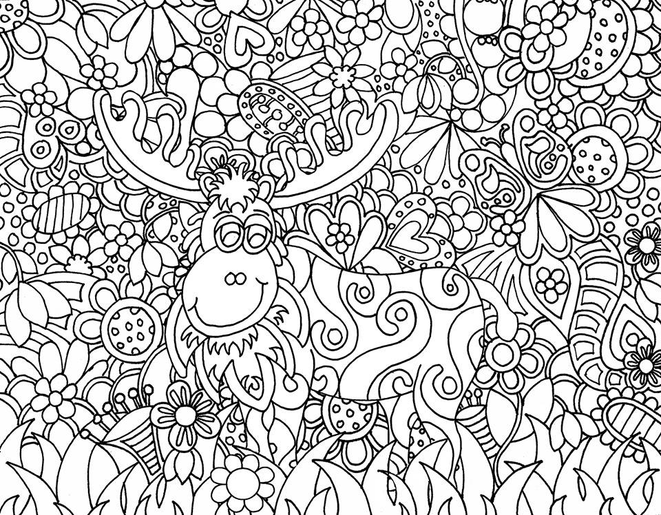 zen doodle coloring pages free - photo #21