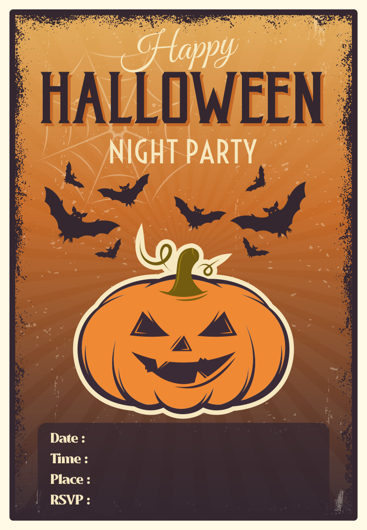 Free Printable Halloween Party Invitations Templates Free