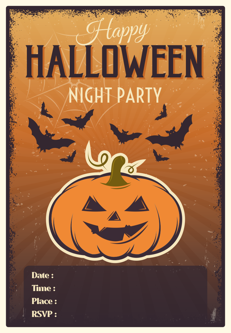 4 Best Images Of Printable Halloween Invitations Templates Scary 