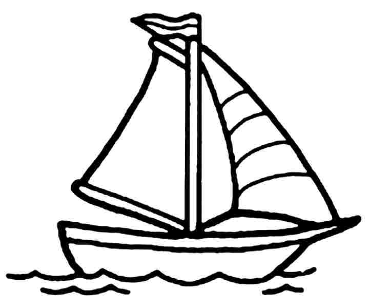 sailboat coloring pages for preschoolers - photo #33