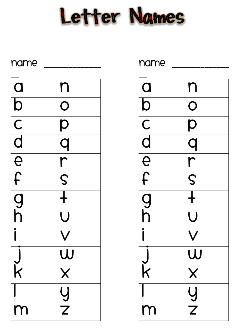 Free Printable Letter Sound Assessment