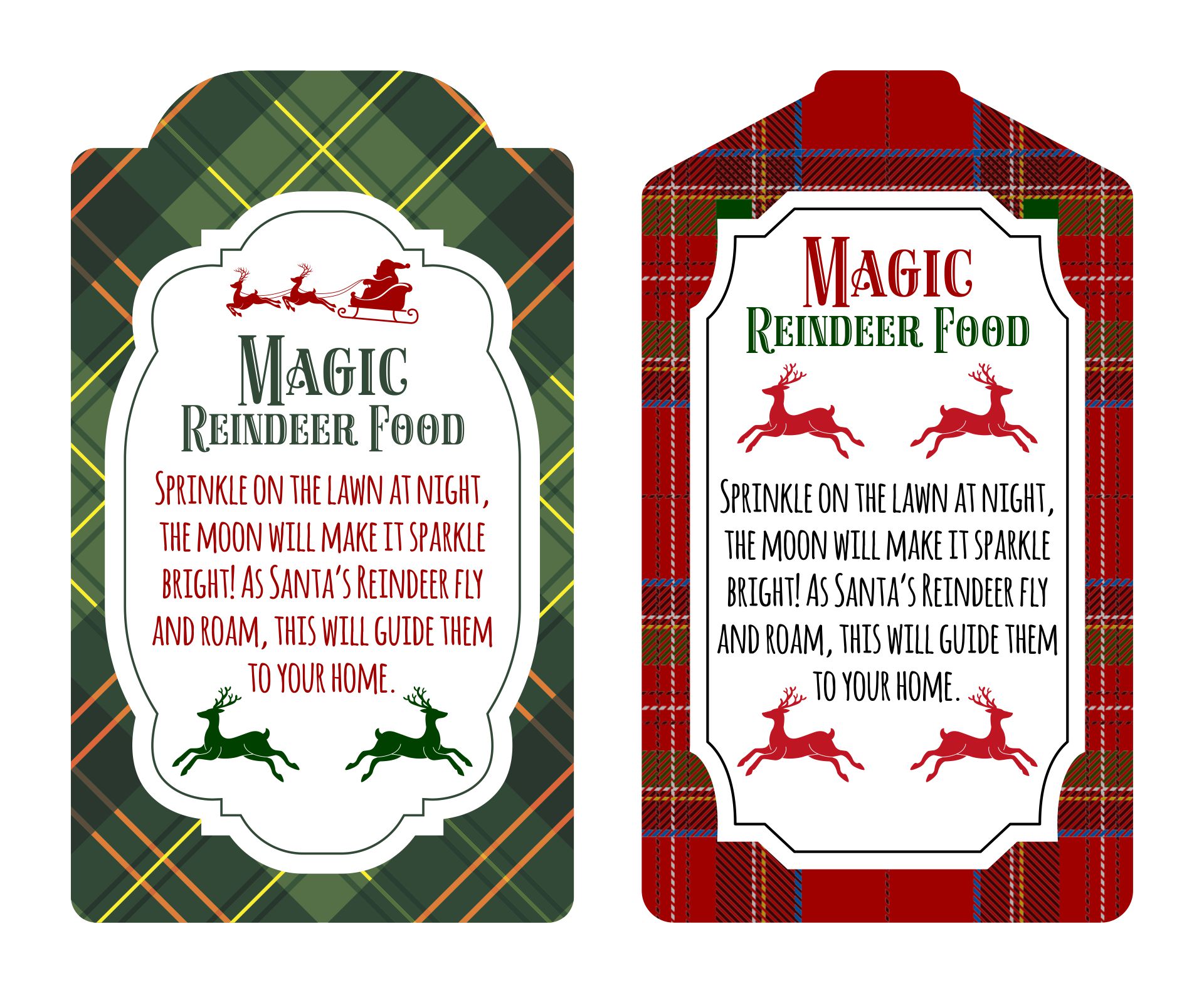 6 Best Images of Free Printable Magic Reindeer Food Magic Reindeer