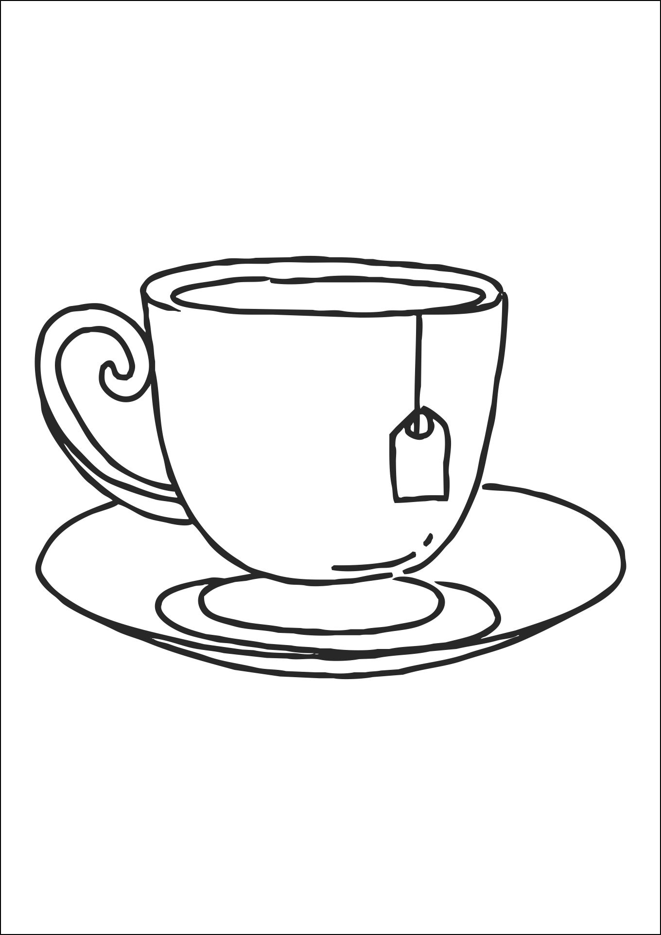 Teacup Template Printable Printable Word Searches