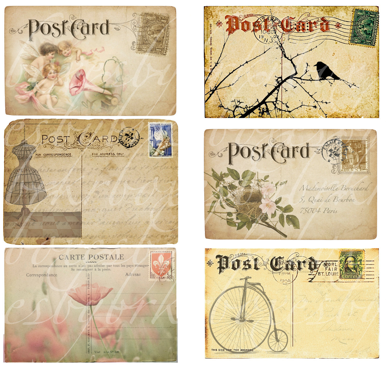 Free Printable Postcards