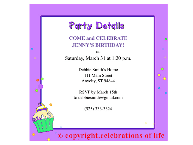 Free Printable Birthday Program Templates