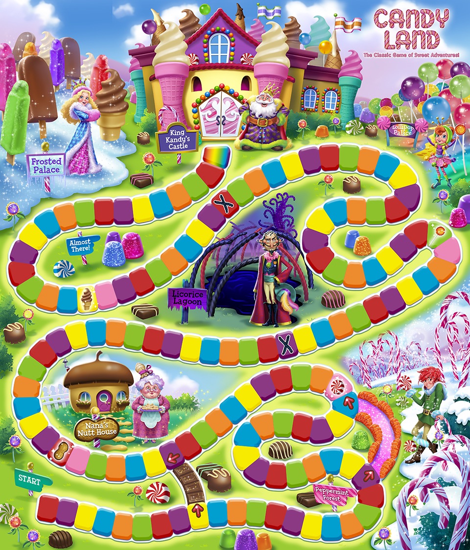6 Best Images of Free Printable Board Game Candyland Printable