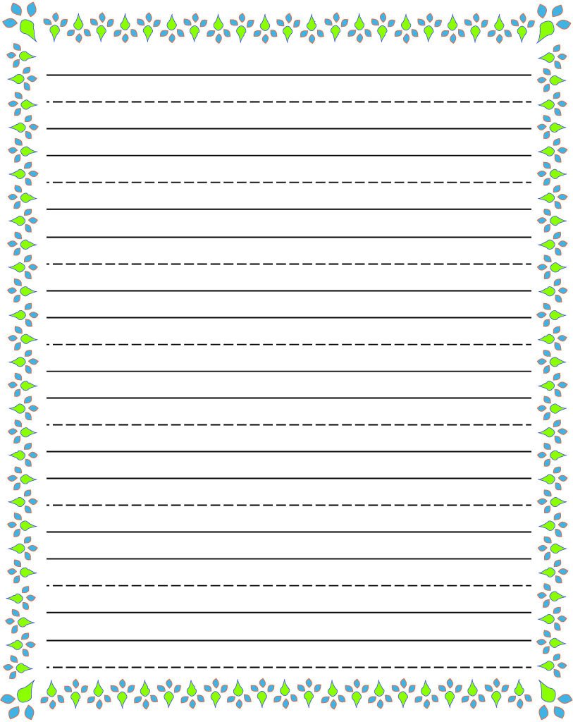 Printable Primary Lined Writing Paper Get What You Need For Free