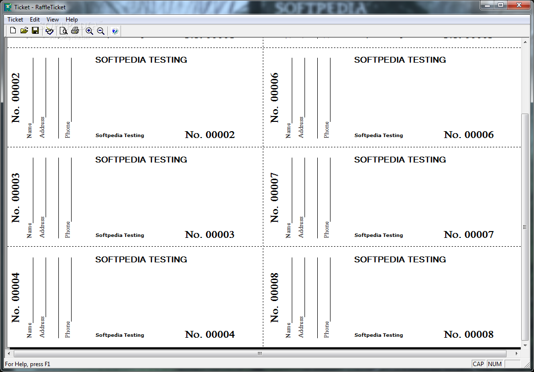 How To Print Raffle Tickets