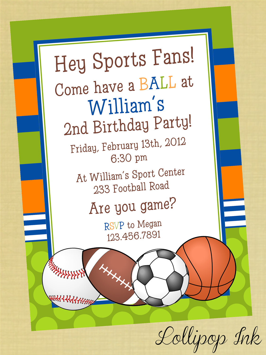 Sports Birthday Cards Free Printable