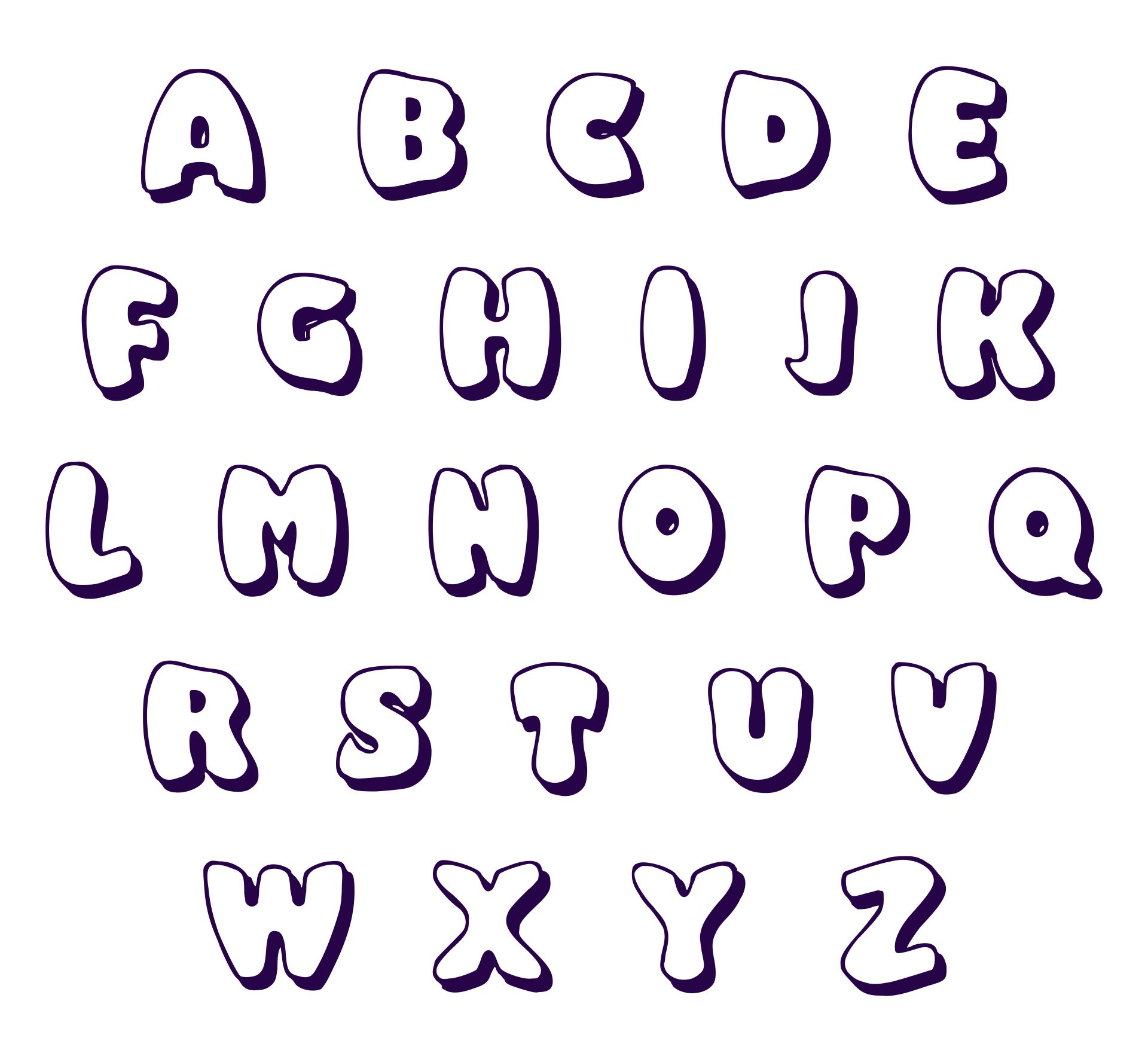 7 Best Images of Font Styles Alphabet Printable 3D Graffiti Alphabet