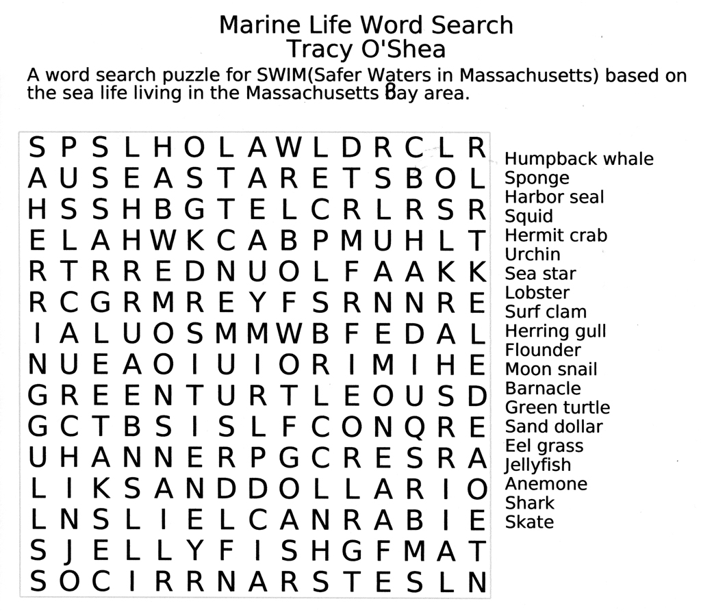 7 Best Images Of Fun Printable Puzzles Large Print Word Search