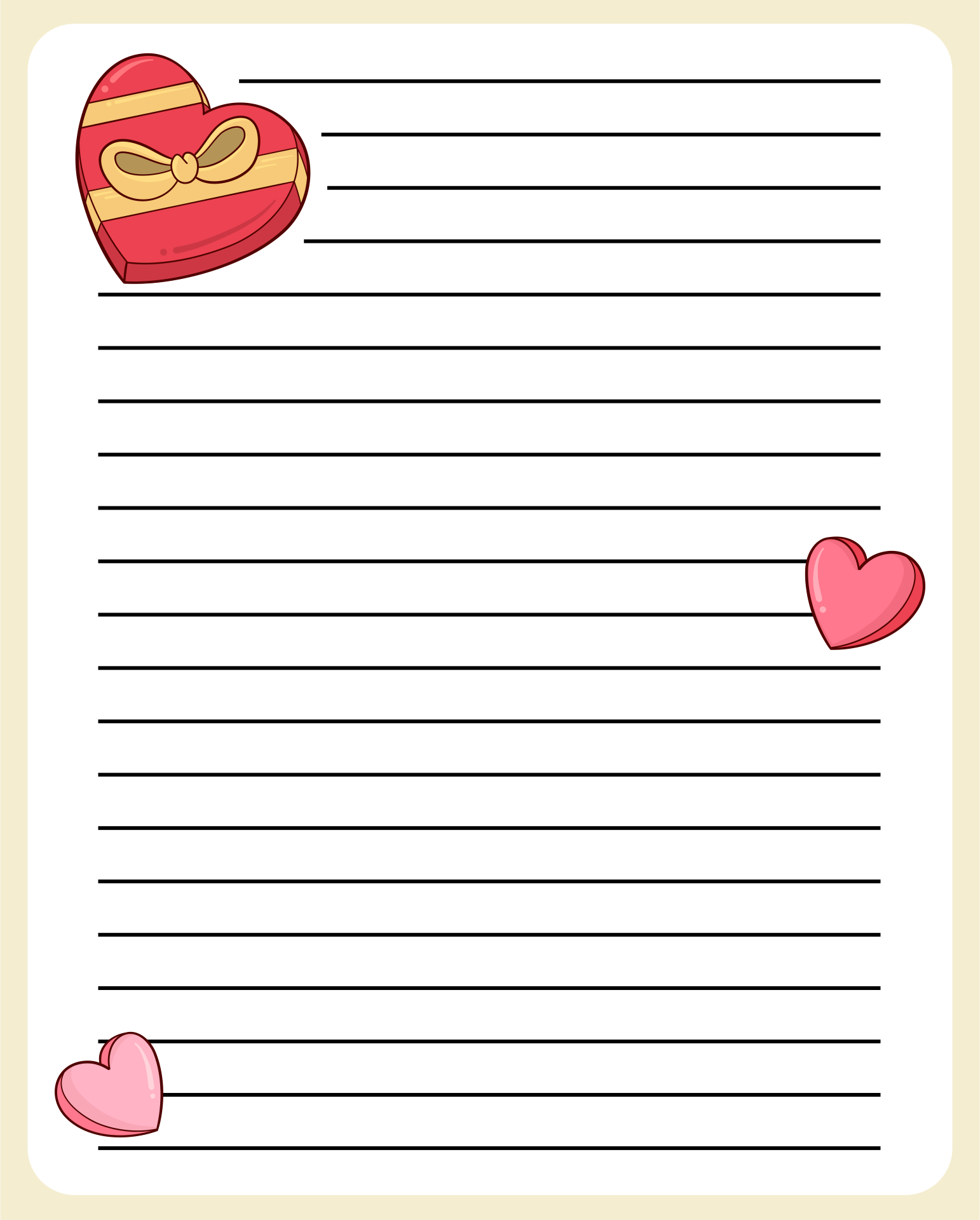 9 Best Images of Love Letter Templates Printable Free Printable Love
