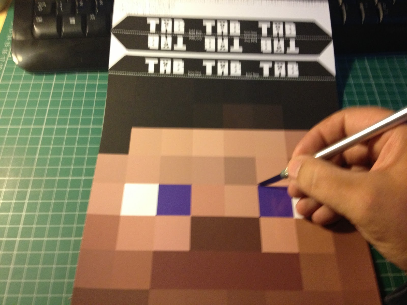 5 Best Images of Minecraft Steve Mask Printable - Free Printable