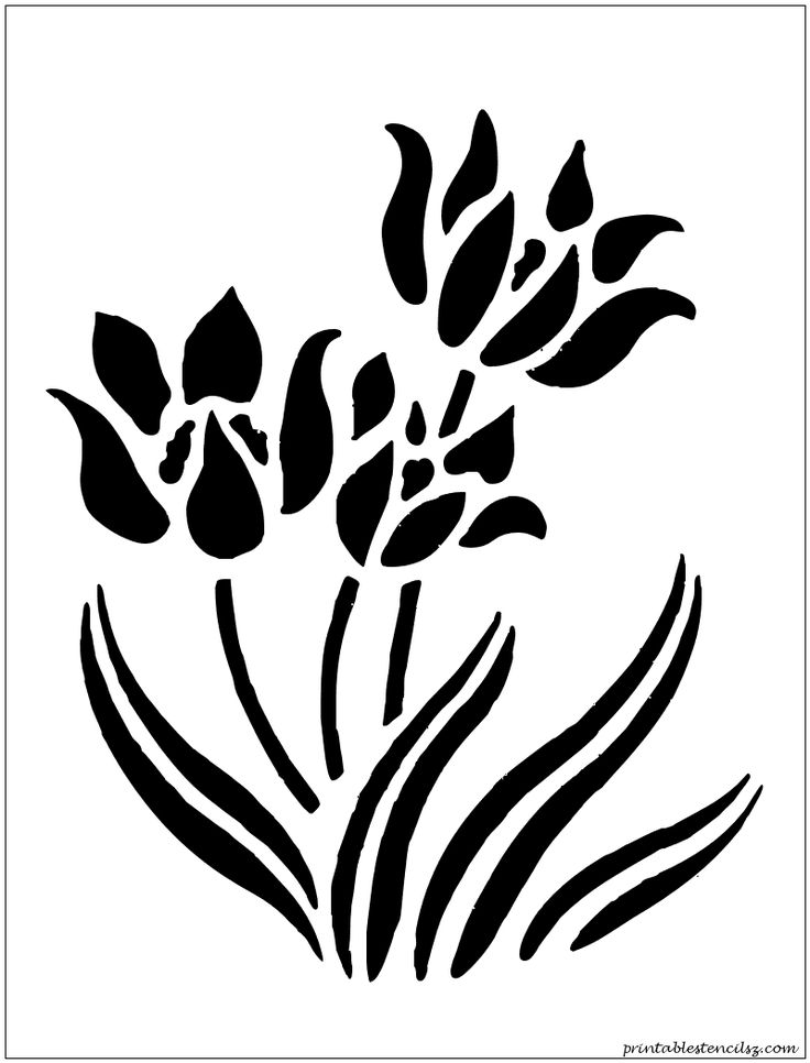 8 Best Images of Printable Stencils Flowers Printable Flower Stencil