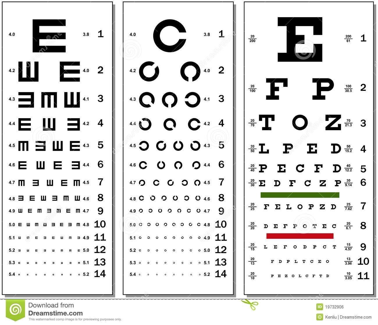 7 Best Images Of Printable Snellen Charts Actual Size Full Size