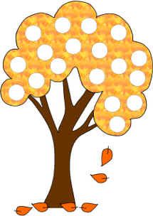 7 Best Images of Preschool Fall Dot Art Printables - Printable Gumball
