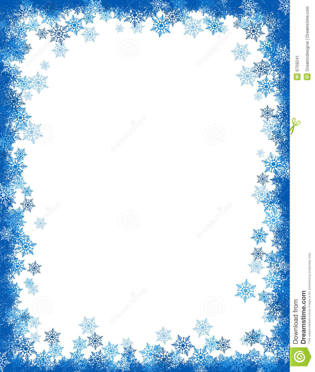 winter clip art border free - photo #41