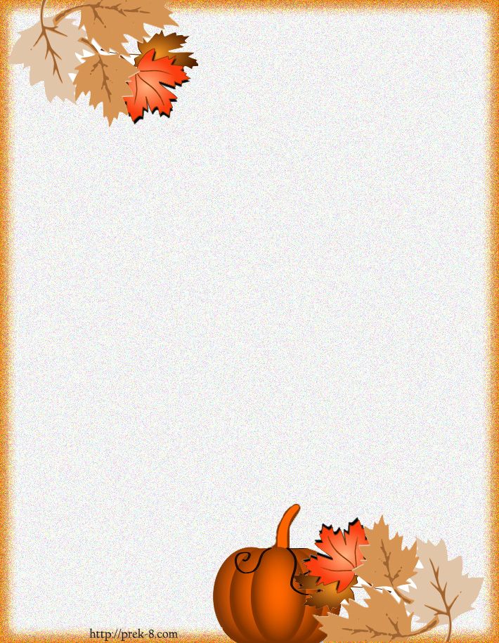 7 Best Images of Free Printable Fall Harvest Borders Fall Page