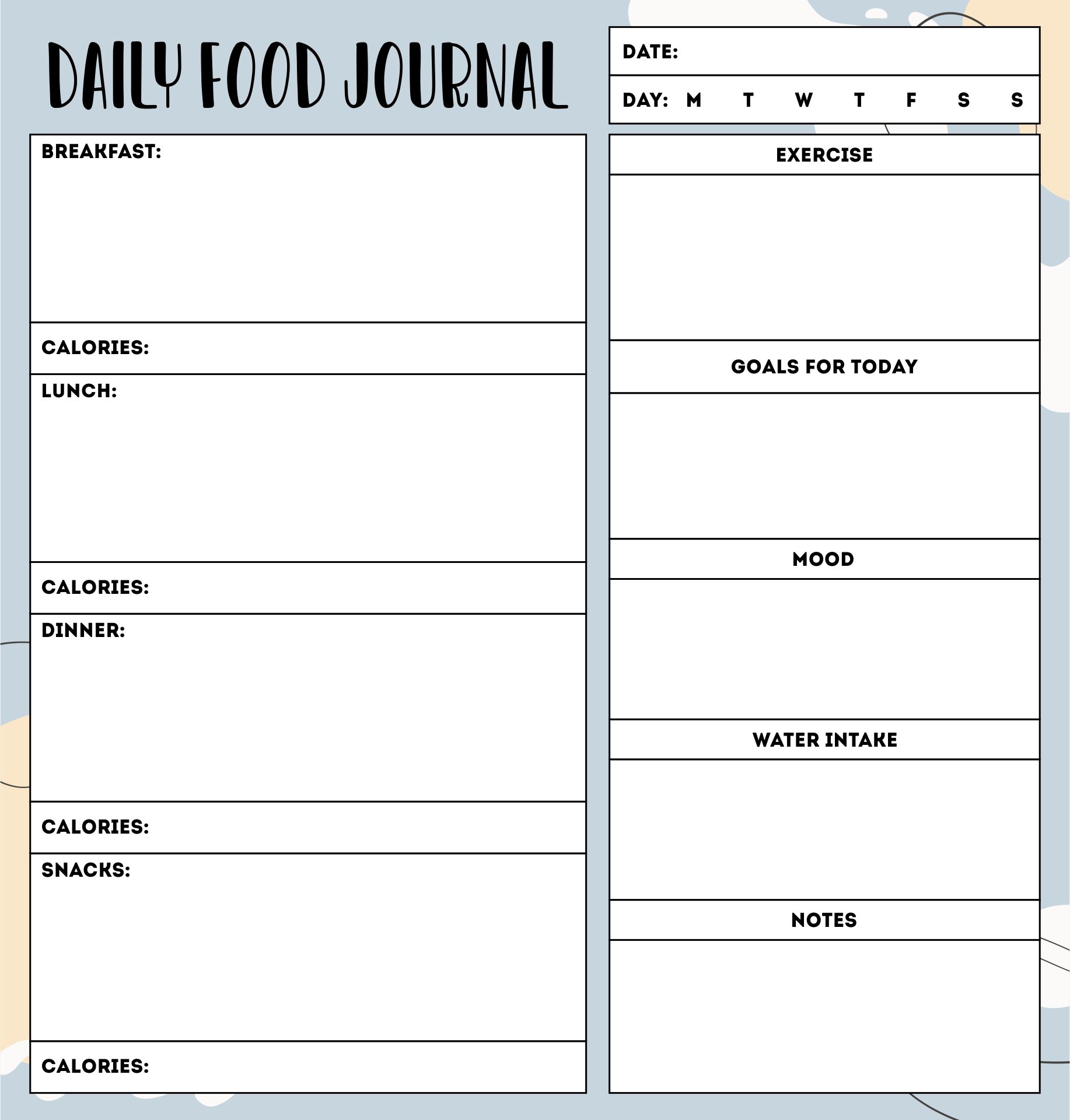 free-printable-nutrition-log-printable-templates