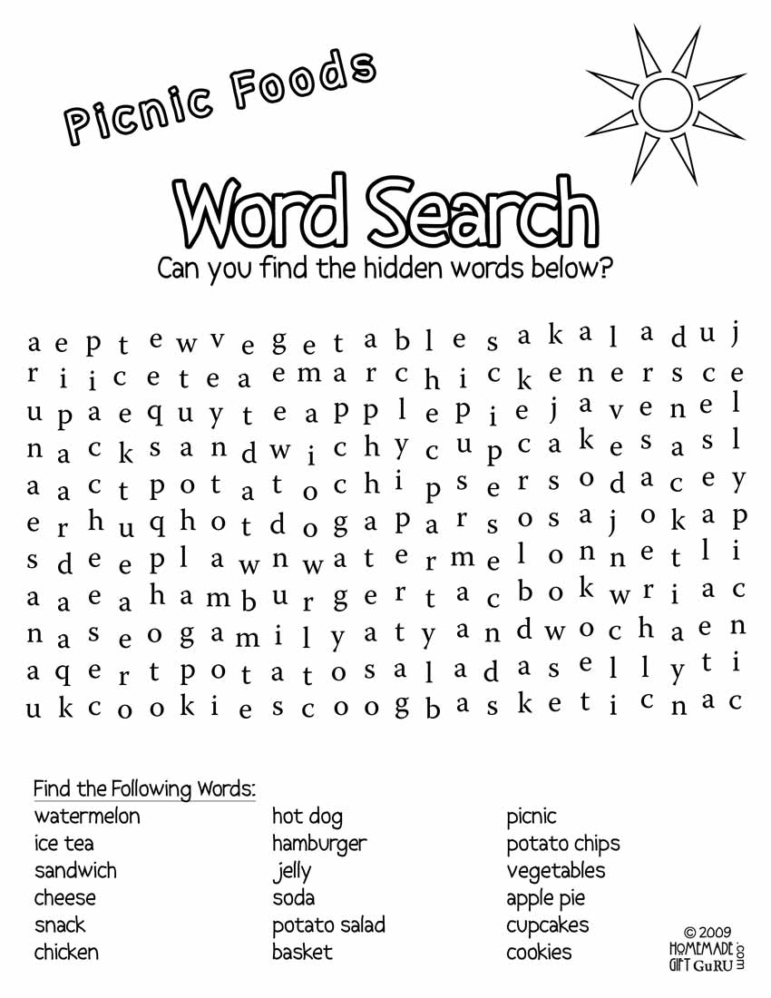 Seek Find Word Puzzles Seek Find Word Puzzles
