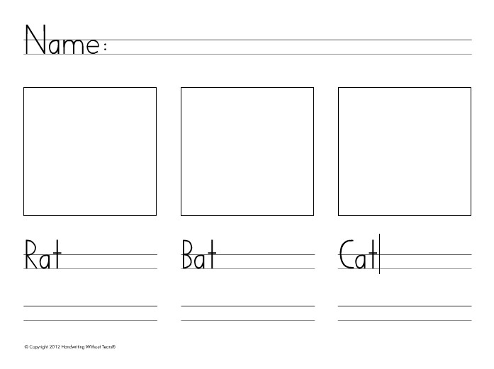 6 Best Images of Handwriting Without Tears Printables Handwriting