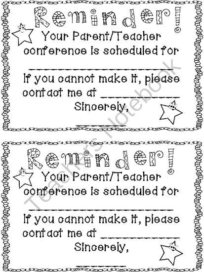 free-printable-parent-teacher-conference-reminder-forms-printable