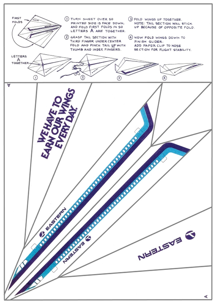 Free Paper Airplane Templates Print