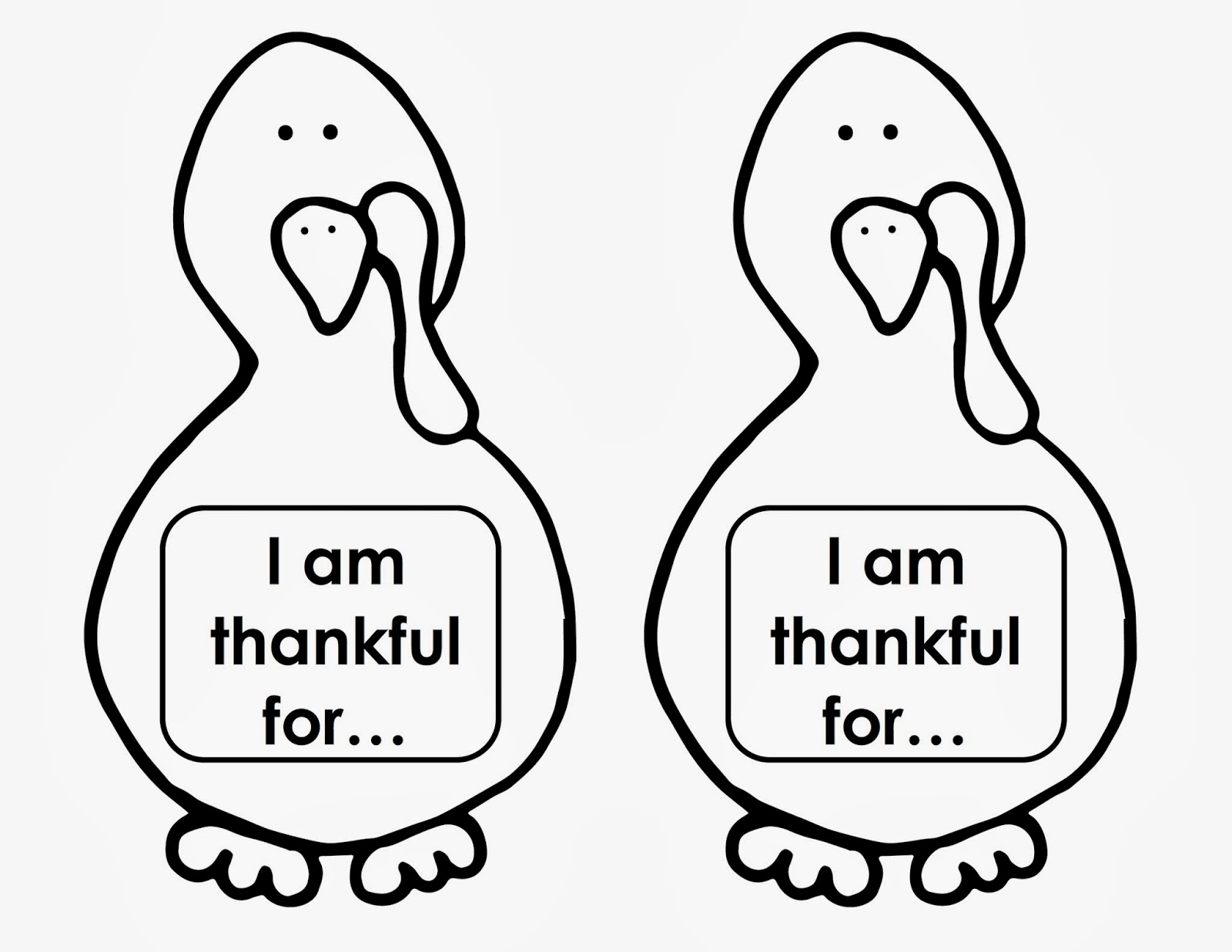 Free Printable Thanksgiving Turkey Craft