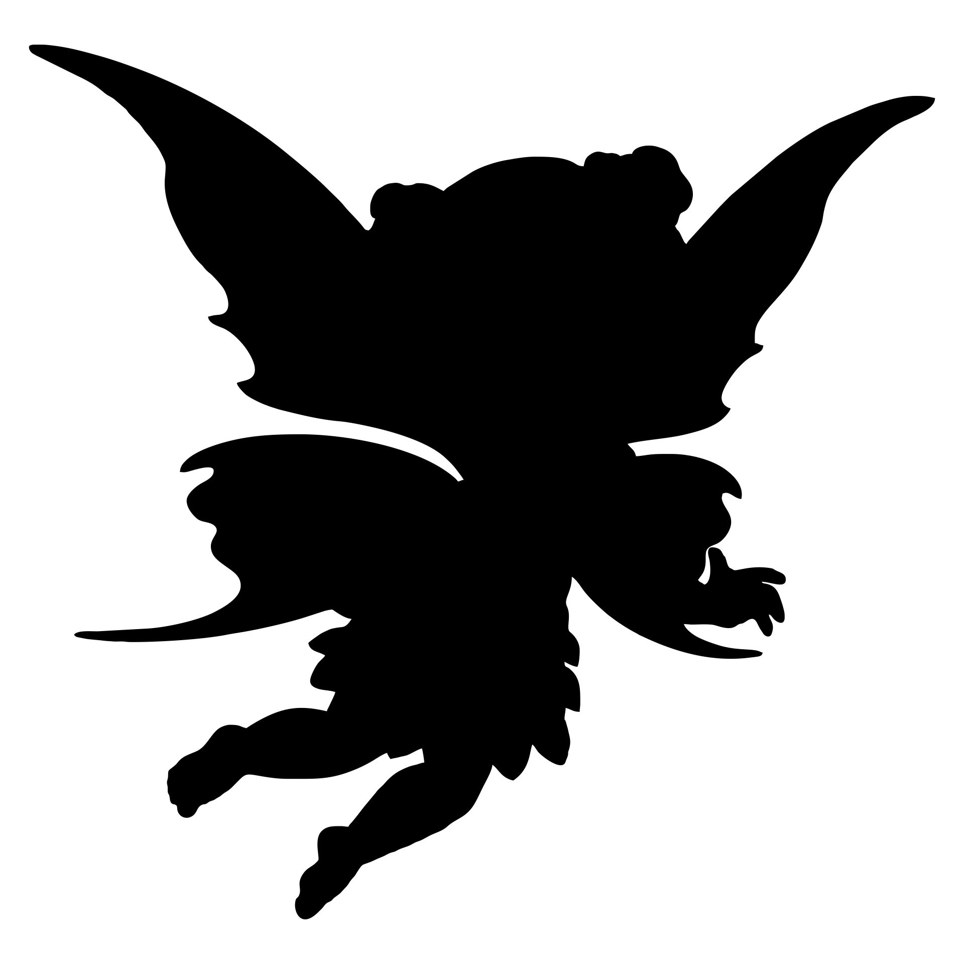 9 Best Images of Printable Fairy Silhouette Free Fairy Silhouette